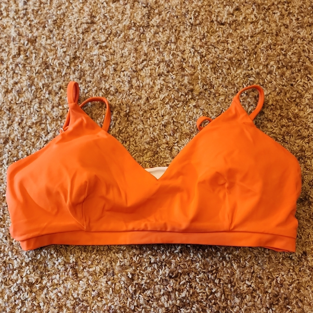 UpWest Vibrant Orange Women's Swim Top- XL